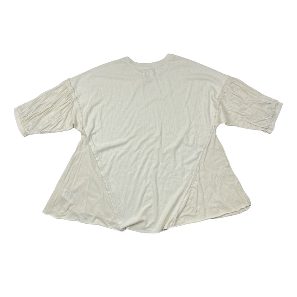 Urban Outfitters Cream Krissy Oversized Spliced Dolman Tee - Picture 7 of 7